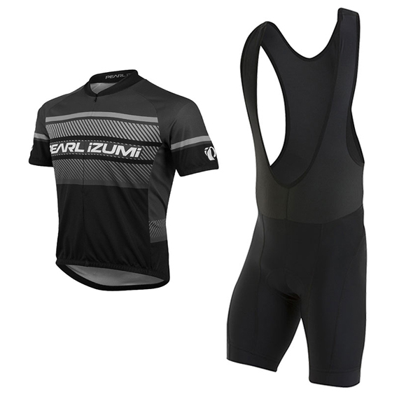 Pearl Izumi Kurzarmtrikot 2017 Und Kurze Tragerhose grau Und shwarz